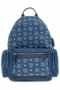MCM BLUE Backpack `Stark`