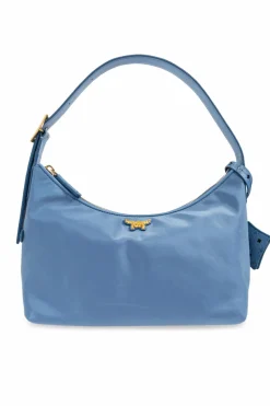 MCM BLUE Shoulder bag Aren Small