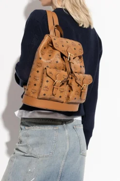 MCM BROWN Backpack "Aren Small"