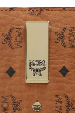 MCM BROWN Card case with clip