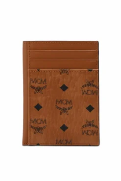 MCM BROWN Card case with logo