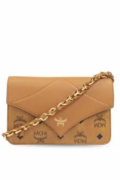 MCM BROWN ‘Diamond’ shoulder bag