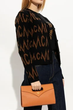 MCM BROWN ‘Diamond’ shoulder bag