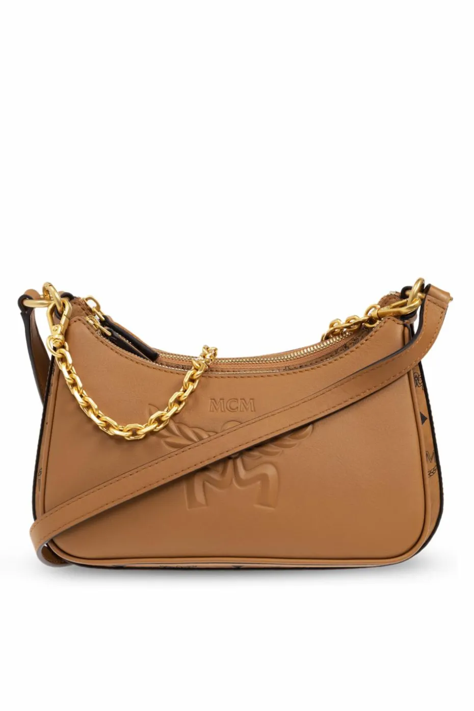 MCM BROWN Double Shoulder Bag