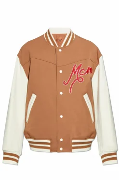 MCM BROWN Jacket in college style
