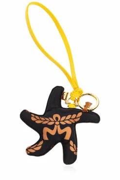 MCM BROWN Keychain with charm