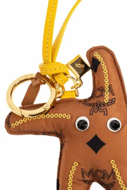 MCM BROWN Keychain with charm