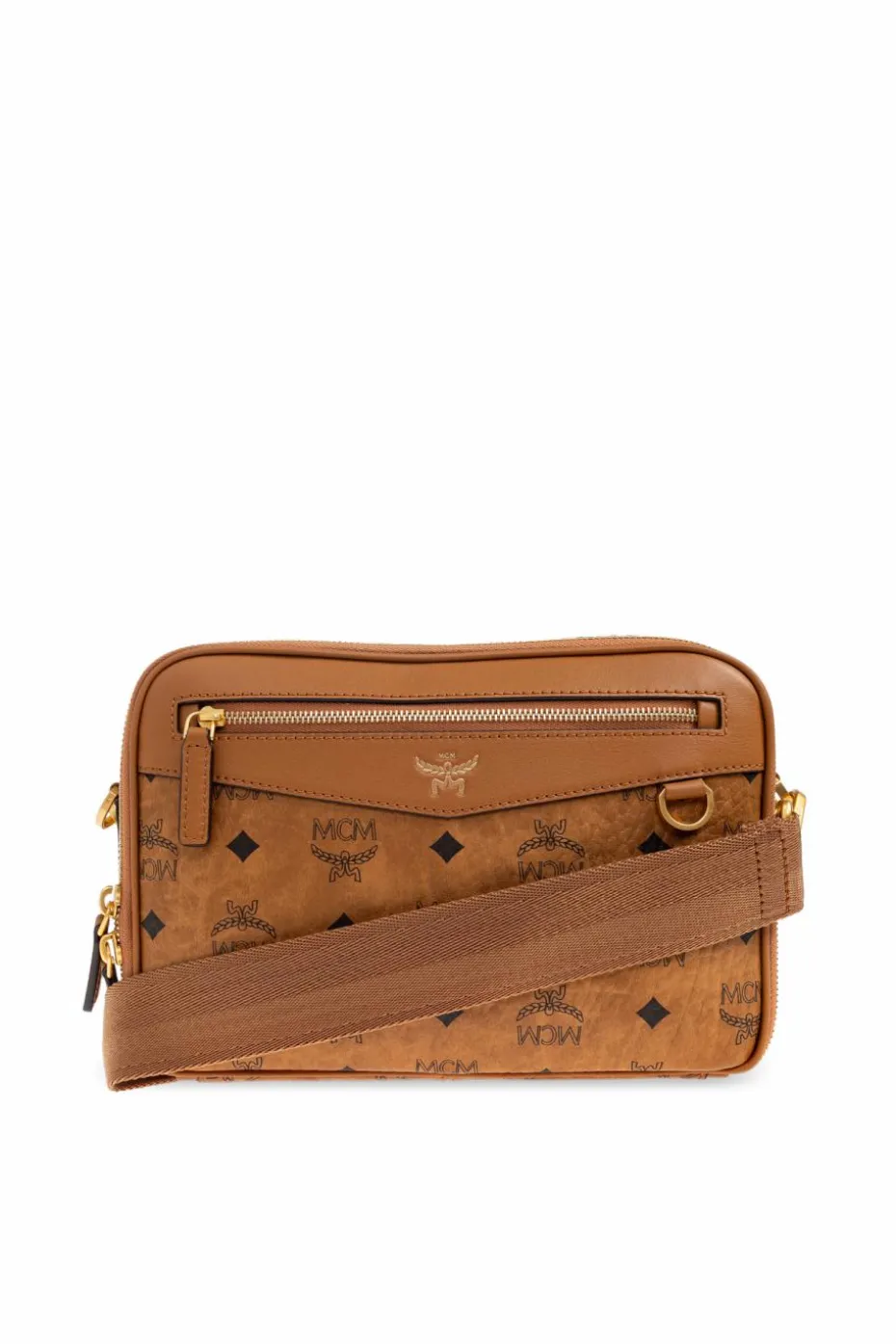 MCM BROWN Shoulder bag with monogram