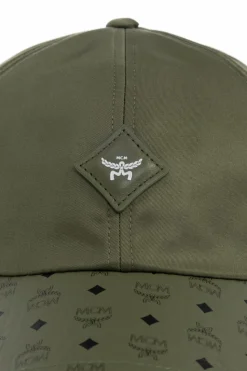 MCM GREEN Baseball cap with logo