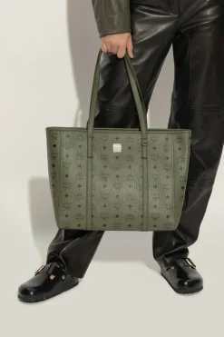 MCM GREEN Shopper bag "Toni"