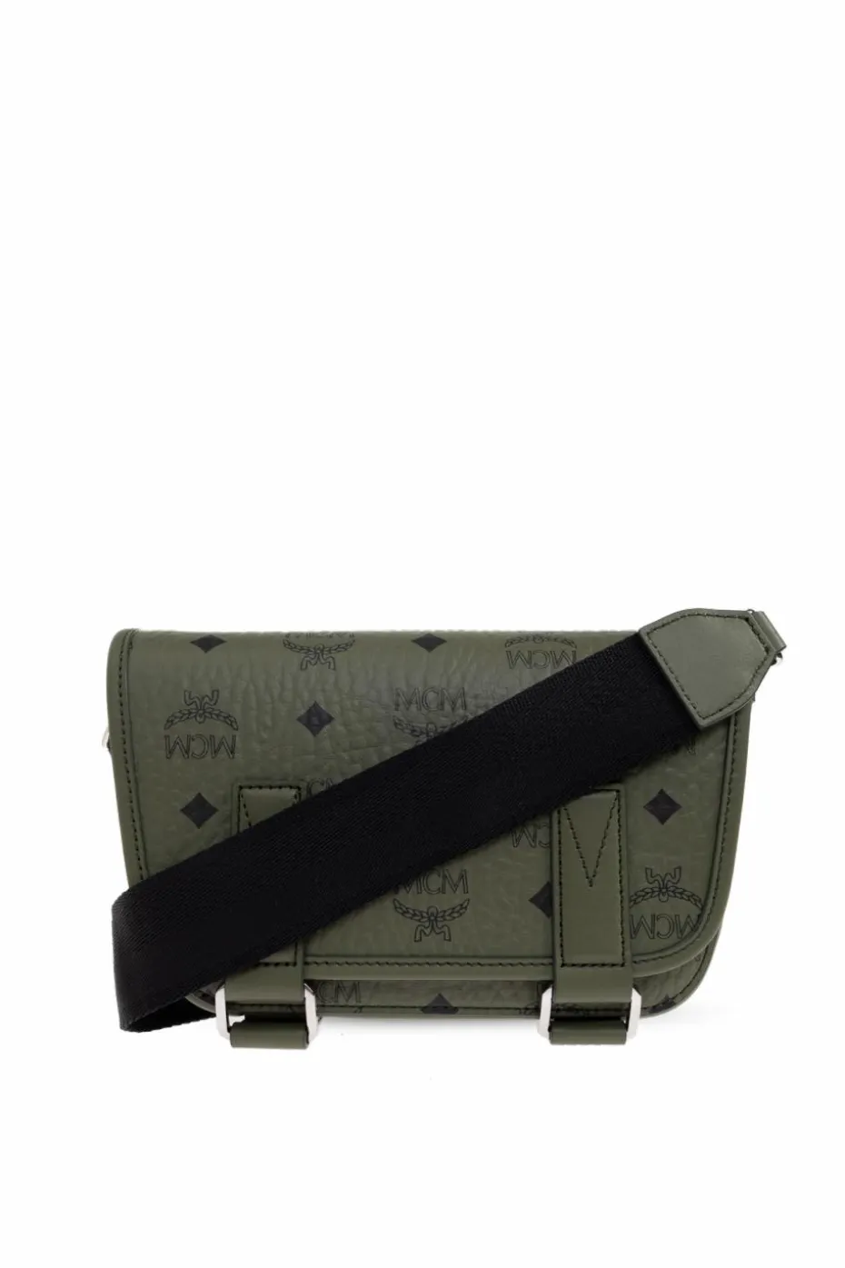 MCM GREEN Shoulder bag with logo