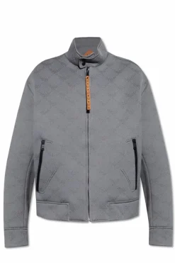 MCM GREY Jacket with Monogram