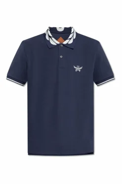 MCM NAVY BLUE Polo with logo