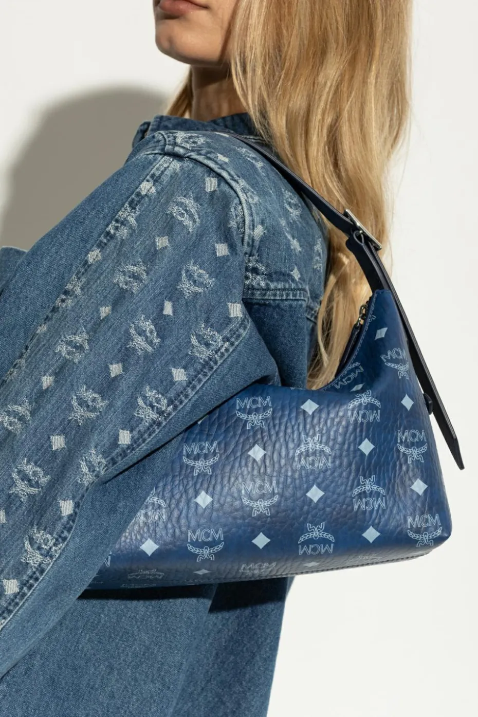 MCM NAVY BLUE Shoulder bag