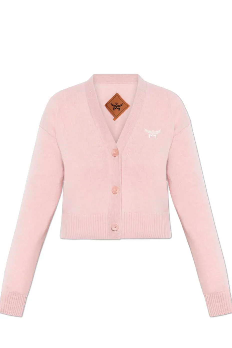 MCM PINK Cardigan with embroidered logo