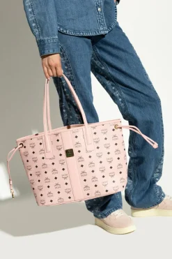 MCM PINK "Liz Medium" shopper bag