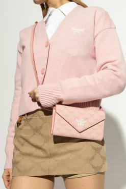 MCM PINK Wallet on a strap