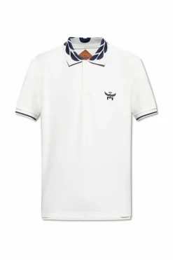 MCM WHITE Polo with Logo