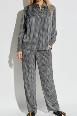 Michael Michael Kors BLACK Shirt with monogram