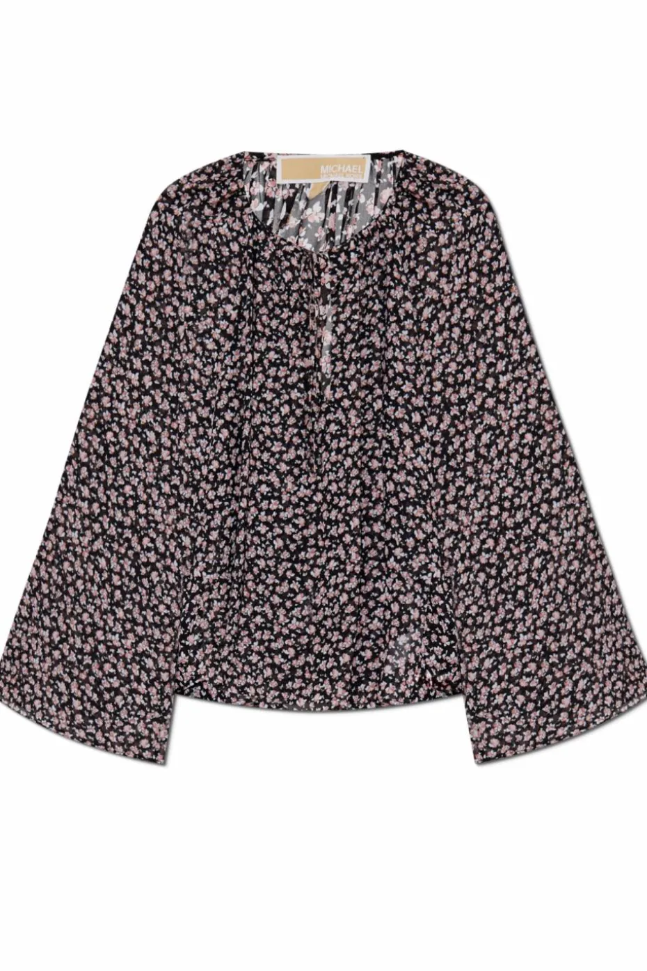 Michael Michael Kors BLACK Floral print top