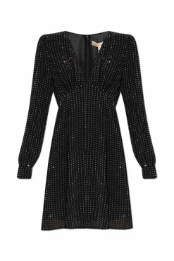 Michael Michael Kors BLACK Dress with shimmering sequins
