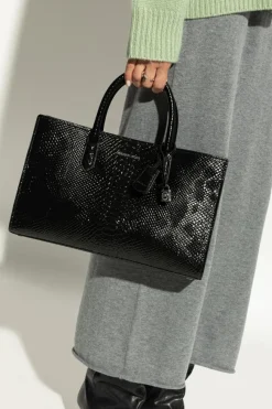 Michael Michael Kors BLACK Handbag `Scarlett Medium`
