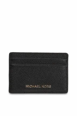 Michael Michael Kors BLACK MONEY PIECES' card case with logo
