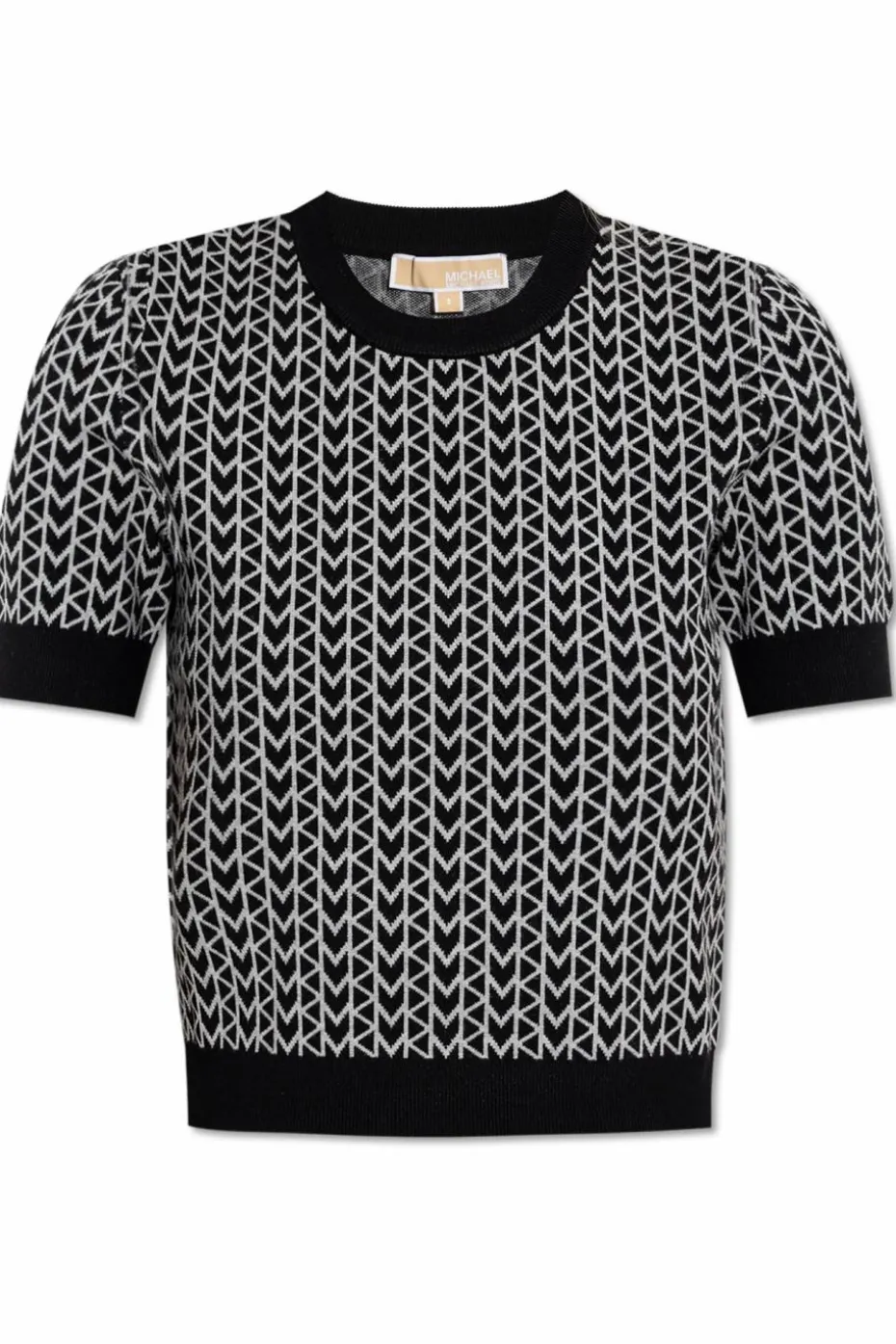 Michael Michael Kors BLACK Top with a round neckline