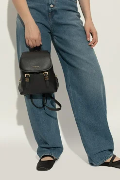 Michael Michael Kors BLACK Backpack "Quinn"