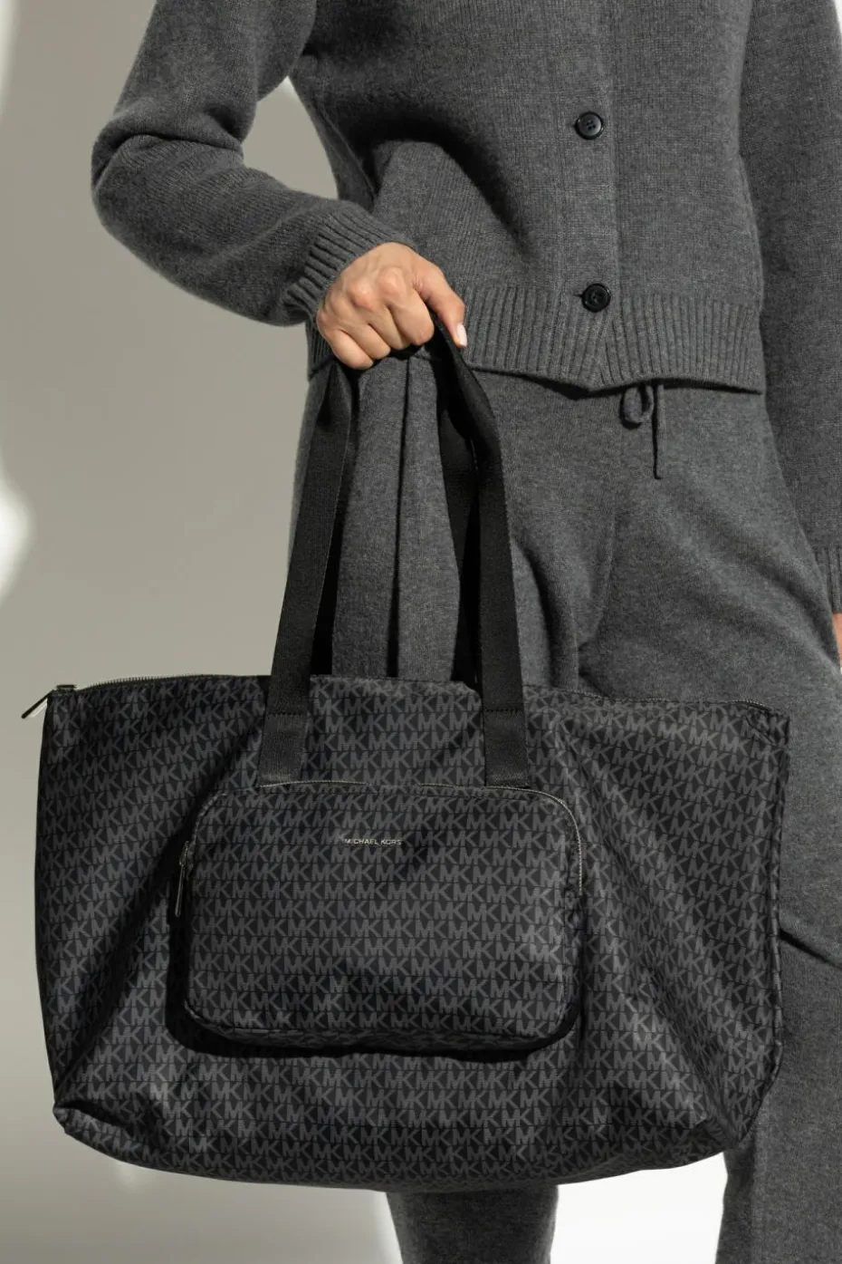 Michael Michael Kors BLACK "Tanner Large" carry-on bag