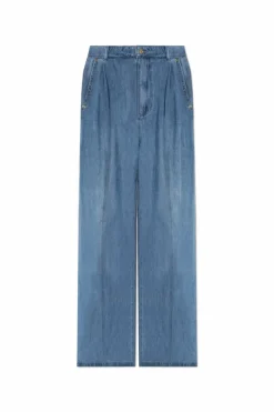 Michael Michael Kors BLUE Loose-fit jeans with darts