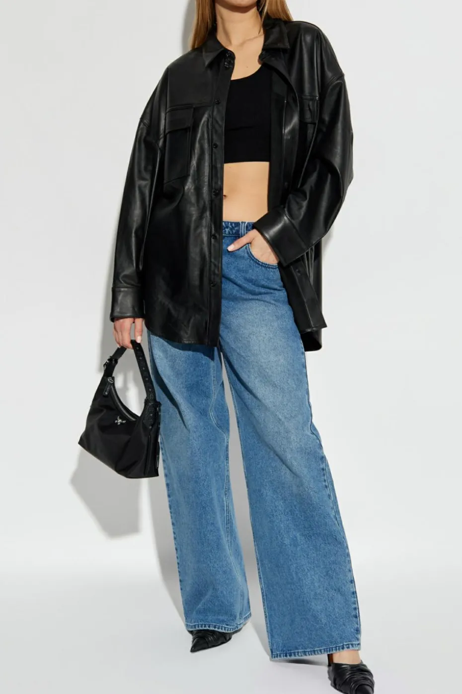 Michael Michael Kors BLUE Wide-leg jeans