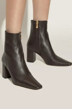 Michael Michael Kors BROWN Heeled ankle boots "Elise"