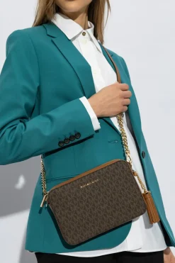 Michael Michael Kors BROWN 'Jet Set' shoulder bag