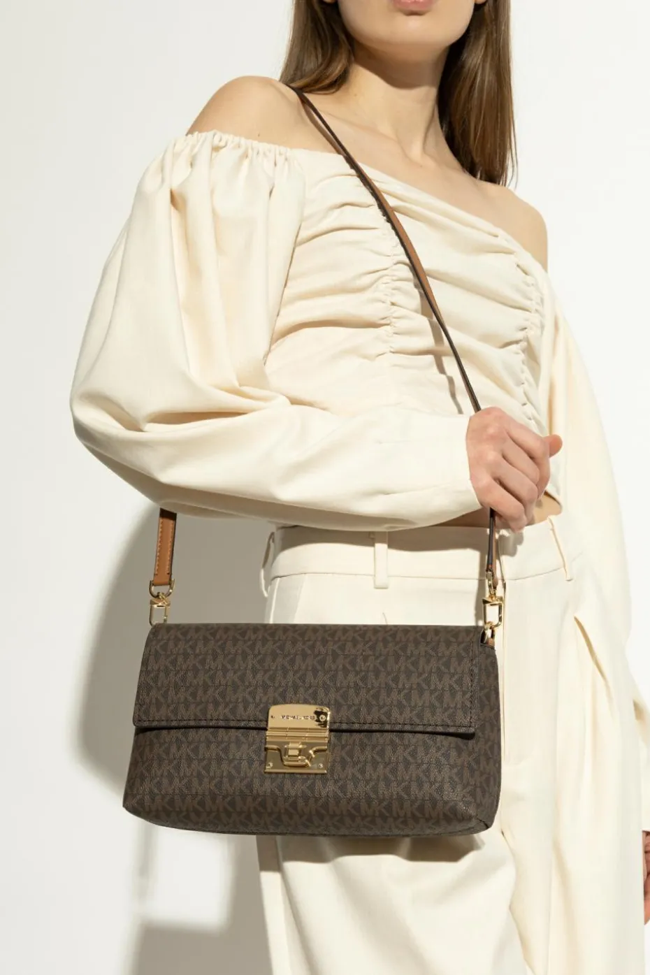 Michael Michael Kors BROWN Shoulder bag Addie