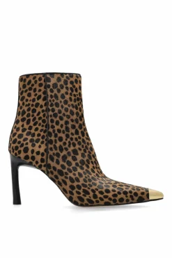 Michael Michael Kors BROWN Kasia heeled ankle boots