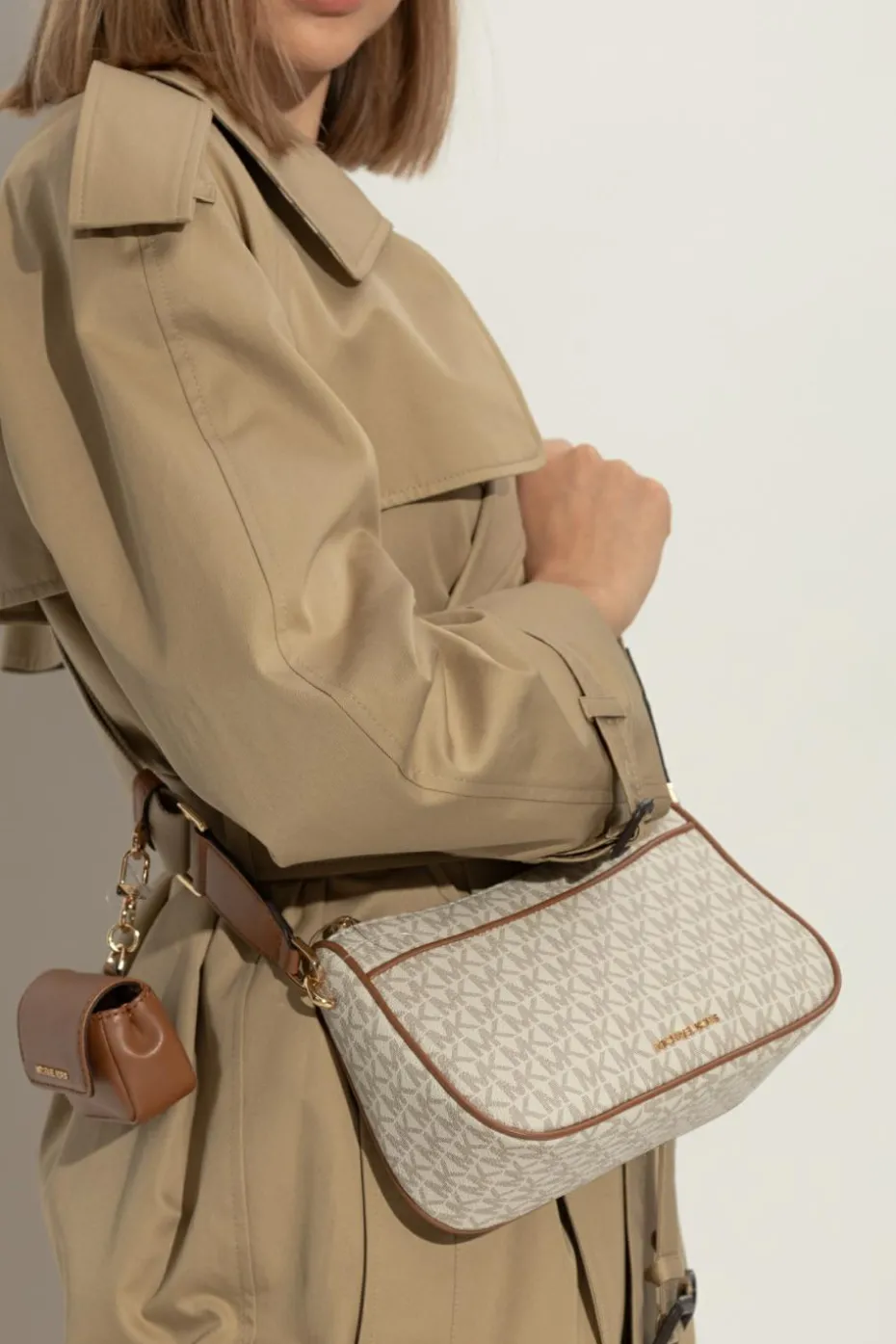 Michael Michael Kors cream Shoulder bag Jet Set