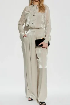 Michael Michael Kors cream Loose fit pants