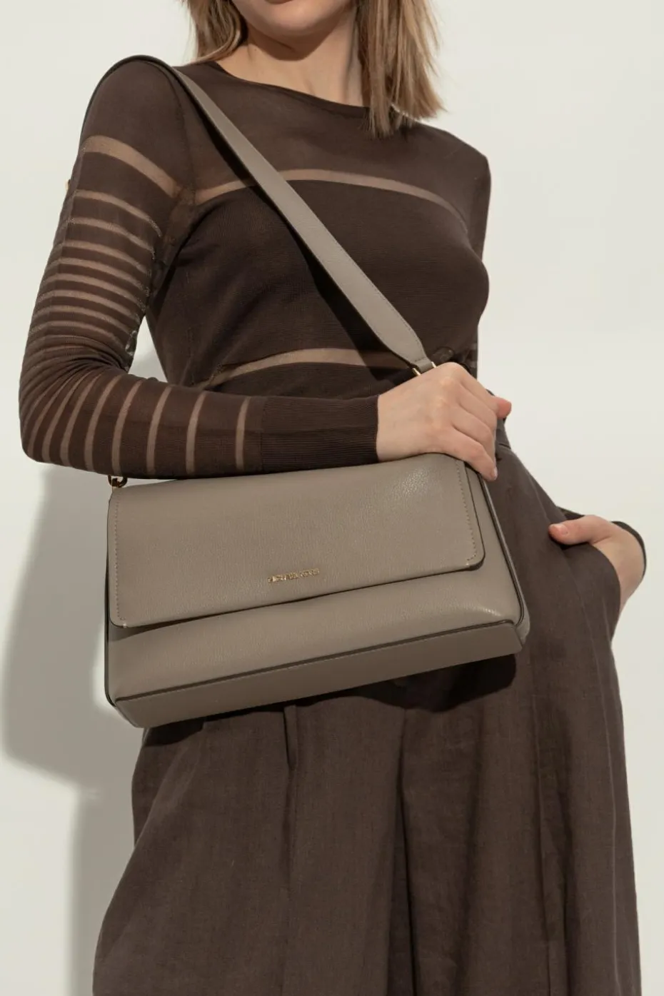 Michael Michael Kors GREY Shoulder bag "Nessa"