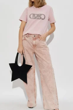 Michael Michael Kors PINK Wide-leg jeans
