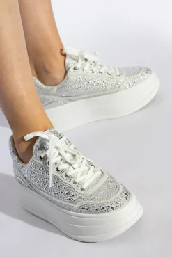 Michael Michael Kors SILVER Platform sneakers Hayes