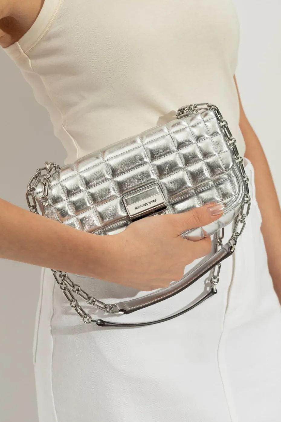 Michael Michael Kors SILVER Shoulder bag Tribeca