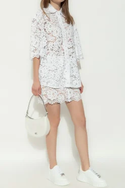 Michael Michael Kors WHITE Lace Skirt