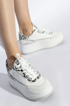 Michael Michael Kors WHITE Hayes platform sneakers
