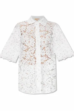 Michael Michael Kors WHITE Lace shirt