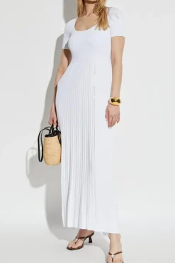 Michael Michael Kors WHITE Dress with round neckline