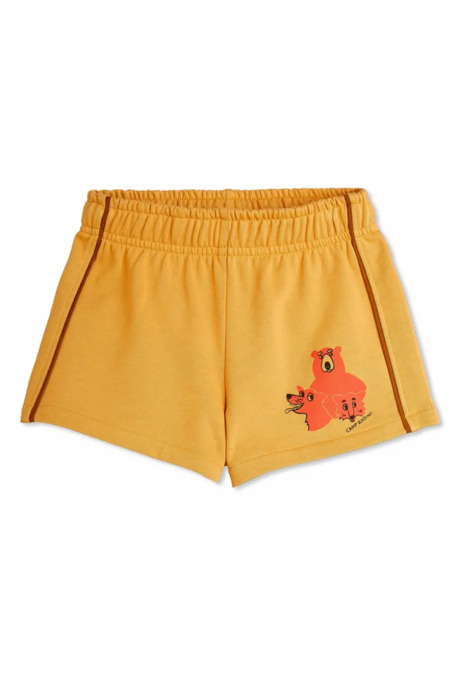 Mini Rodini beige Printed shorts