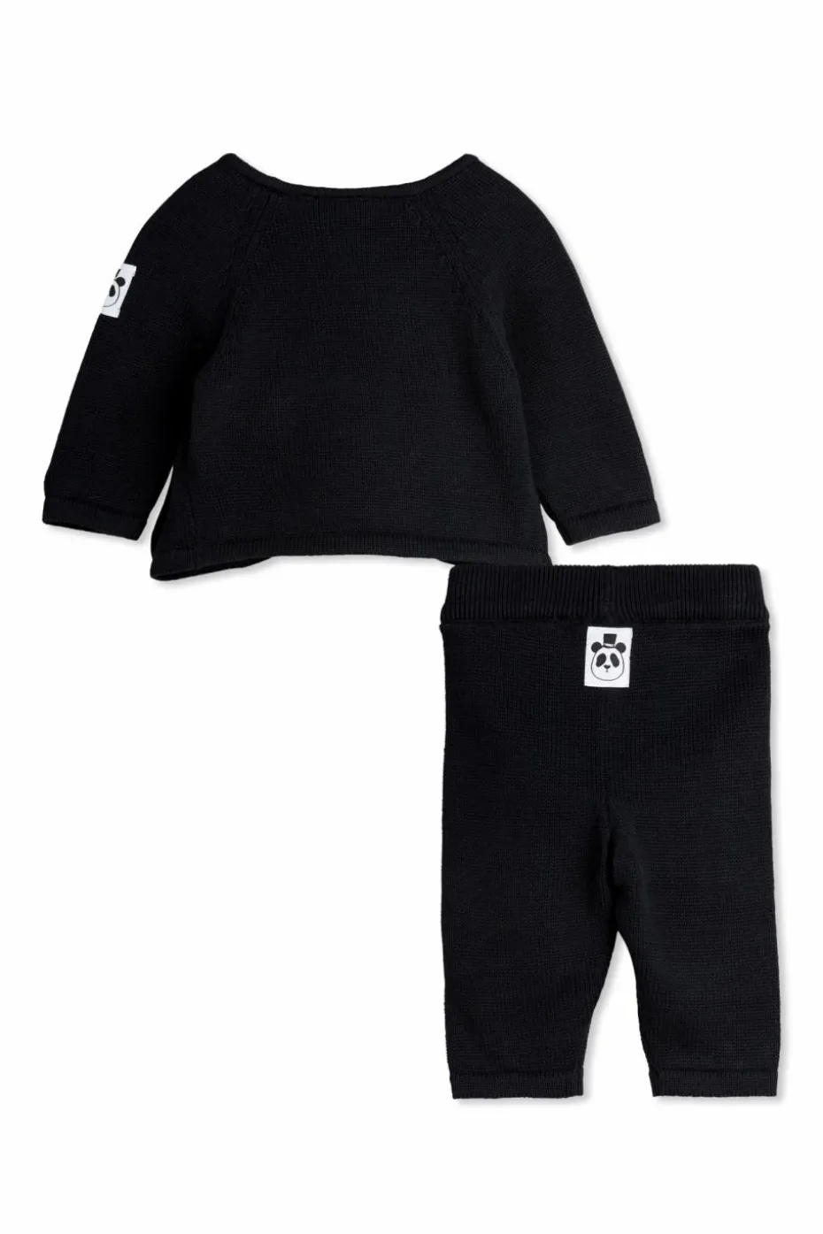 Mini Rodini BLACK Set: sweater and pants