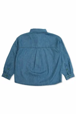 Mini Rodini BLUE Denim shirt
