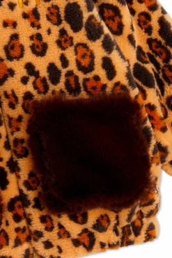 Mini Rodini BROWN Faux fur jacket